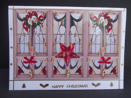 Art Deco Christmas Windows by Hilda Mullinger