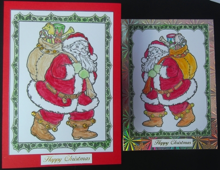 Digital Stamps - Fat Santa by Hilda Mullinger