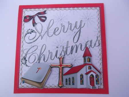 Silver Christmas Religious by Hilda Mullinger