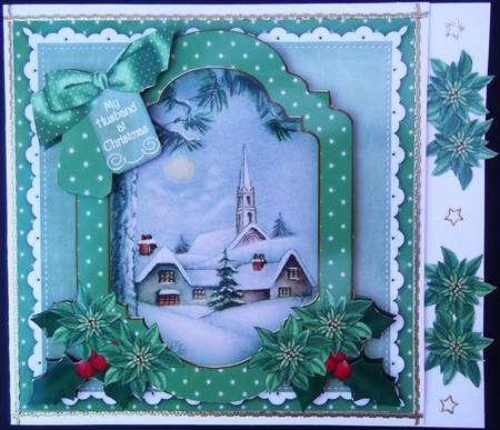 Winter Pub My Husband 6in Christmas Step by Step by Hilda Mullinger
