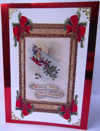 Vintage Sleigh Ride  by Hilda Mullinger