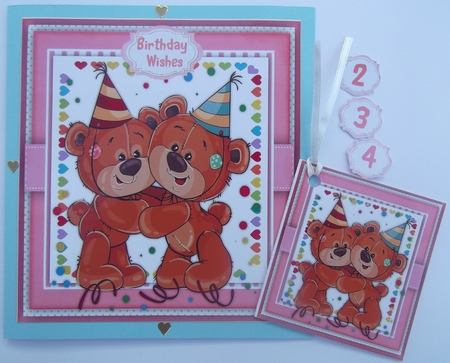 Dancing Birthday Bears by Hilda Mullinger