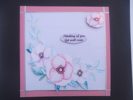 Thinking of you   Get well soon by Hilda Mullinger