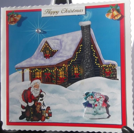 Christmas Snow House by Hilda Mullinger