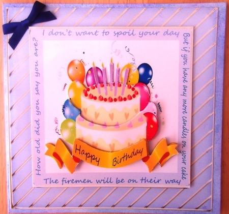 Happy Birthday with verse by Hilda Mullinger