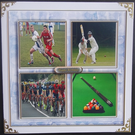 Male Sports Birthday 1 by Hilda Mullinger