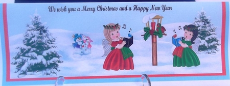 Christmas Carol Singers by Hilda Mullinger