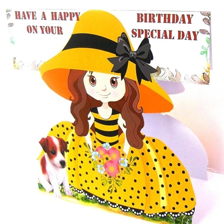 ADORABLE IN YELLOW by Hilda Mullinger