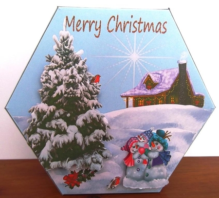 CHRISTMAS GIFT BOX by Hilda Mullinger