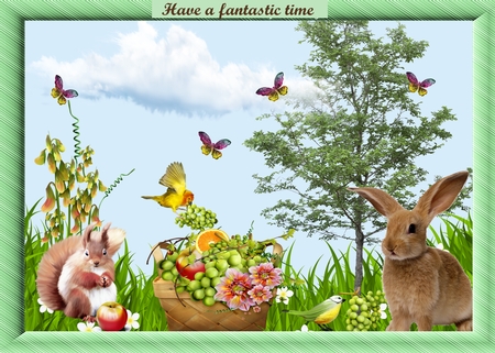 Summer Garden by Hilda Mullinger