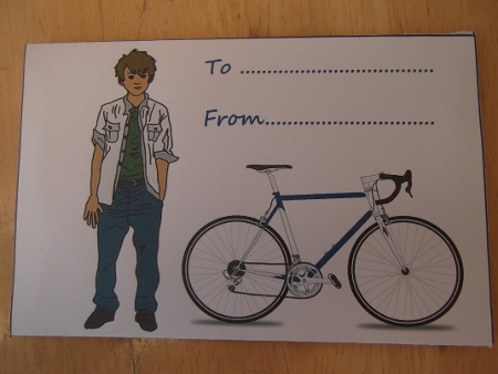 Gift Envelope Teenager Boy by Hilda Mullinger