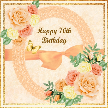 Dream Roses 70th by Hilda Mullinger