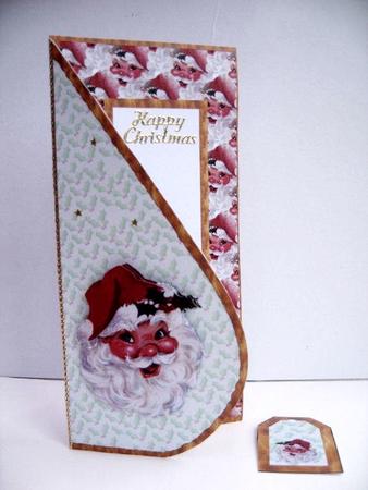 Jolly Santa by Hilda Mullinger