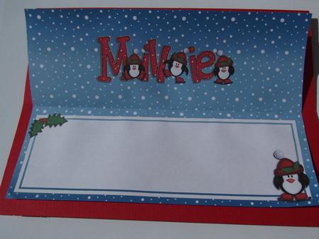 Xmas Millie Matching Large Dl Insert by Hilda Mullinger