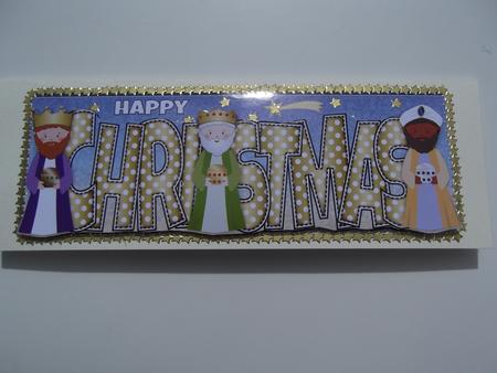 3 Wise Men Christmas Large Dl by Hilda Mullinger