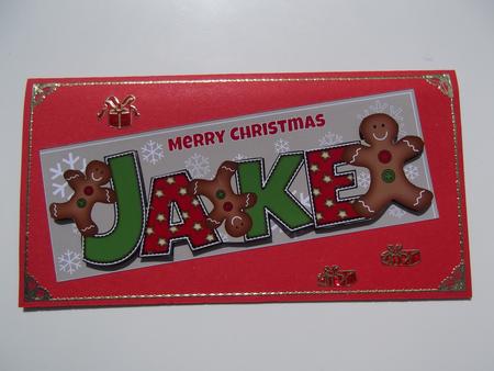 Gingerbread Men Jake Large Dl by Hilda Mullinger
