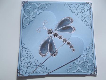 Dragonfly Fan Pyramage Topper by Hilda Mullinger