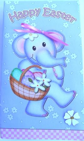 3D Easter Lola Eephant Gift Bag Mini Kit by Hilda Mullinger