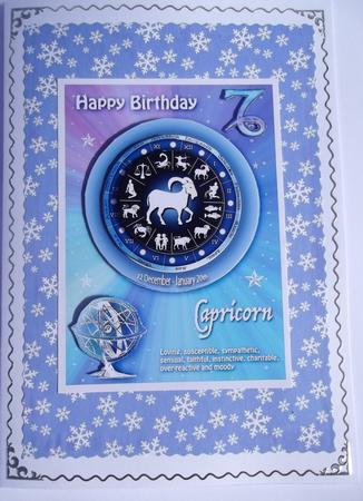 Zodiac Sign Capricorn Mystical by Hilda Mullinger