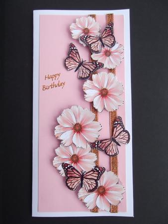 Flowers & Butterflies Floral 3D Decoupage Designs by Hilda Mullinger