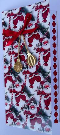 Santa Backing Paper by Hilda Mullinger