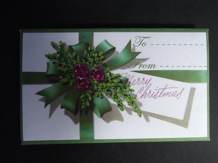 Baubles and Ribbon Money Wallet by Hilda Mullinger