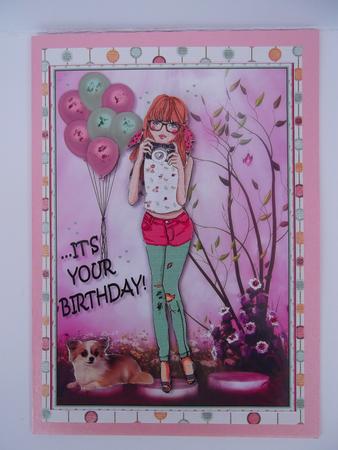It's Your Birthday! Camera Girl by Hilda Mullinger
