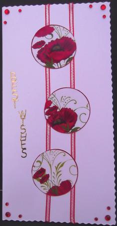 Cupcake Toppers - Poppies by Hilda Mullinger