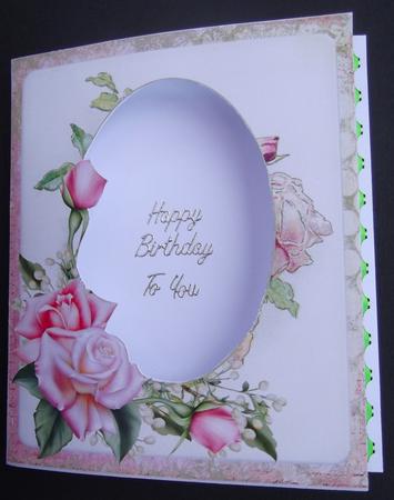 Within the Rose Portrait Insert by Hilda Mullinger