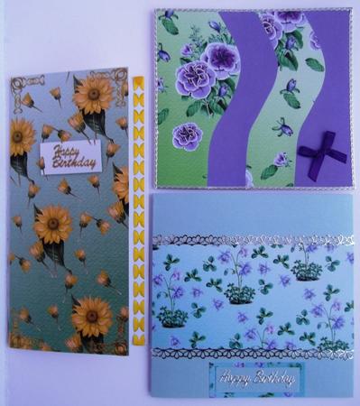 12 x A4 Floral Backgrounds by Hilda Mullinger