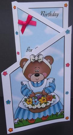 Special Little Girl Cascade Sheet by Hilda Mullinger