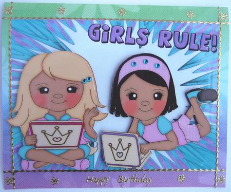Girls with Ipads, Girls Rule! Whatever! by Hilda Mullinger