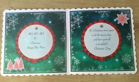 Marios Christmas matching Insert  by Honorscard Appleby