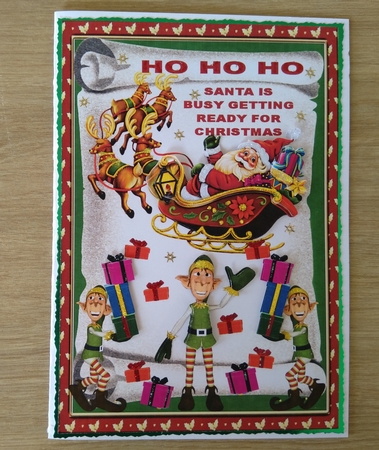 Santa getting ready  by Honorscard Appleby