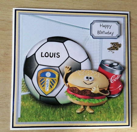 Leeds United birthday card by Honorscard Appleby