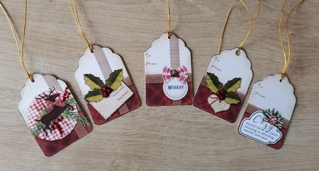 2019 Christmas Tags and Tent Card 1 by Honorscard Appleby