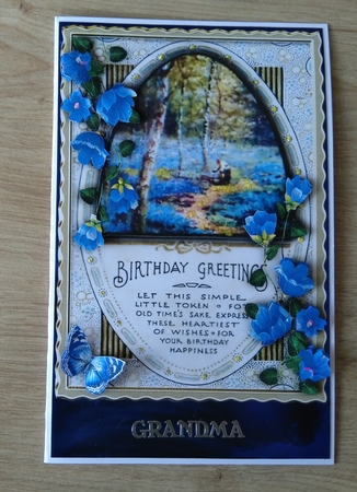Quick Card Birthday - Bluebell Wood by Honorscard Appleby