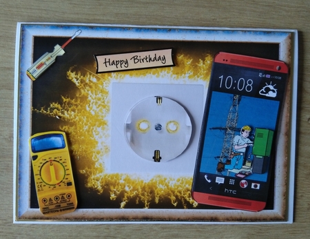Electrician Phone Card by Honorscard Appleby