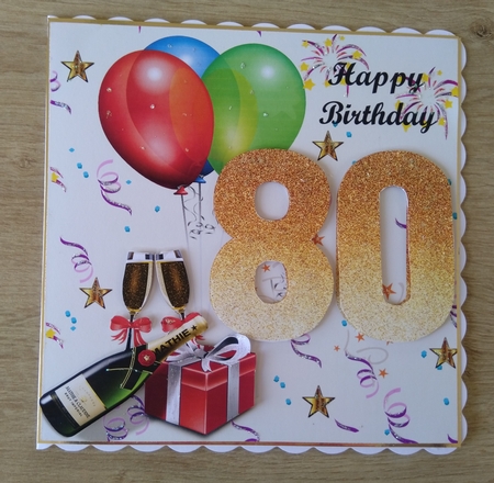 80th Birthday by Honorscard Appleby