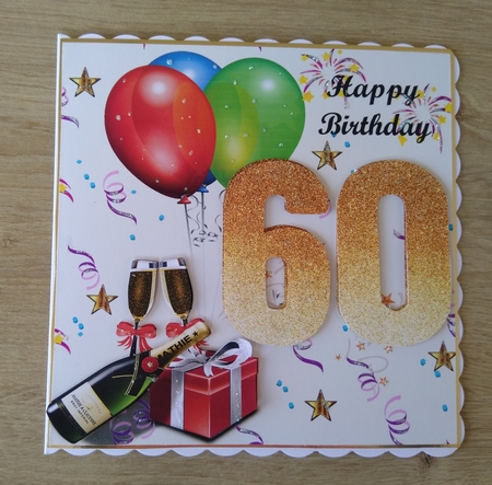 60th Birthday by Honorscard Appleby
