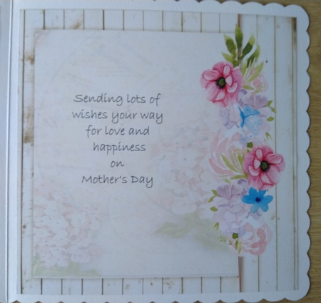Flowers for You Blank Insert  by Honorscard Appleby