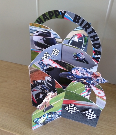 Motorcycle Cascade stretch Card Kit by Honorscard Appleby