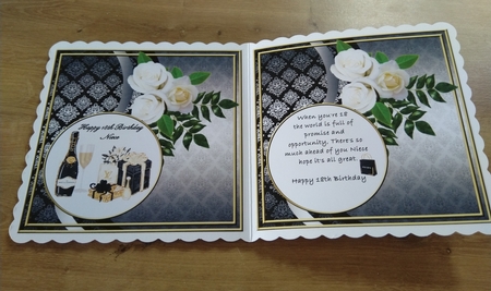 18th Congratulations Insert by Honorscard Appleby