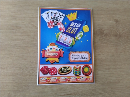 At the Casino A5 by Honorscard Appleby
