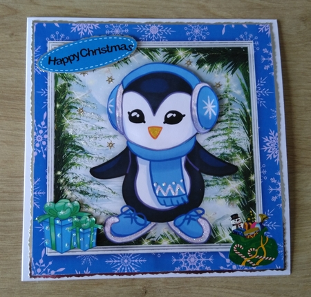 Cute Penguin in Earmuffs  by Honorscard Appleby