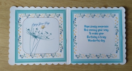 Insert With Verse by Honorscard Appleby