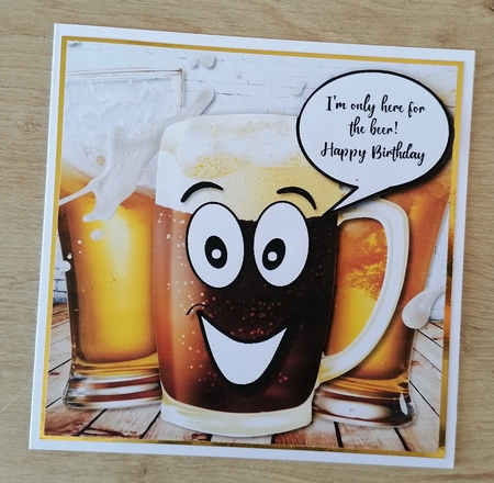 Im only here for the beer! by Honorscard Appleby