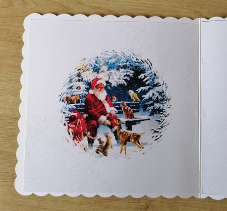 Christmas Santa Insert 3 by Honorscard Appleby