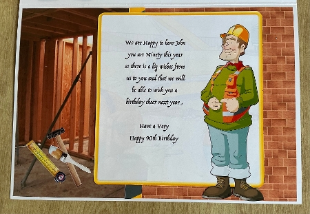 Crane Dude 8x8 Quick Card Insert by Honorscard Appleby