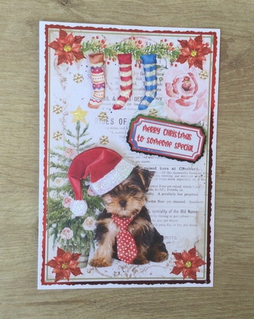 Christmas Party Dog Topper 3 by Honorscard Appleby